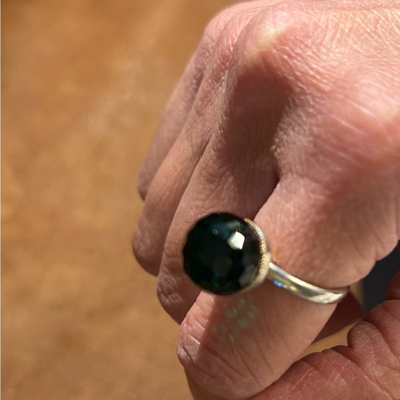 Vintage ring with dark green stone - Picture 10 of 10